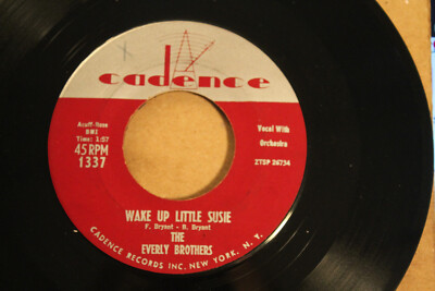 EVERLY BROTHERS, THE----WAKE UP LITTLE SUSIE (1957  #19)