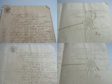 Letter of purchase Bitterfeld 1842: landowner Teutschbein sells house in wood white