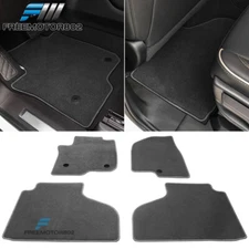 Fits 21-23 Chevy Suburban Tahoe GMC Yukon Nylon Floor Mats 1st 2nd Row Gray 4PC