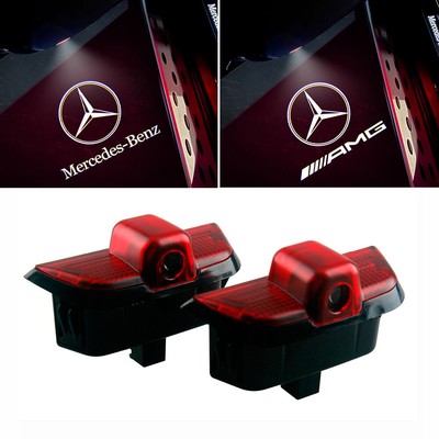 2 Stk Türlicht LED Laser Projektor passend für Mercedes W204 S204 2007-2014