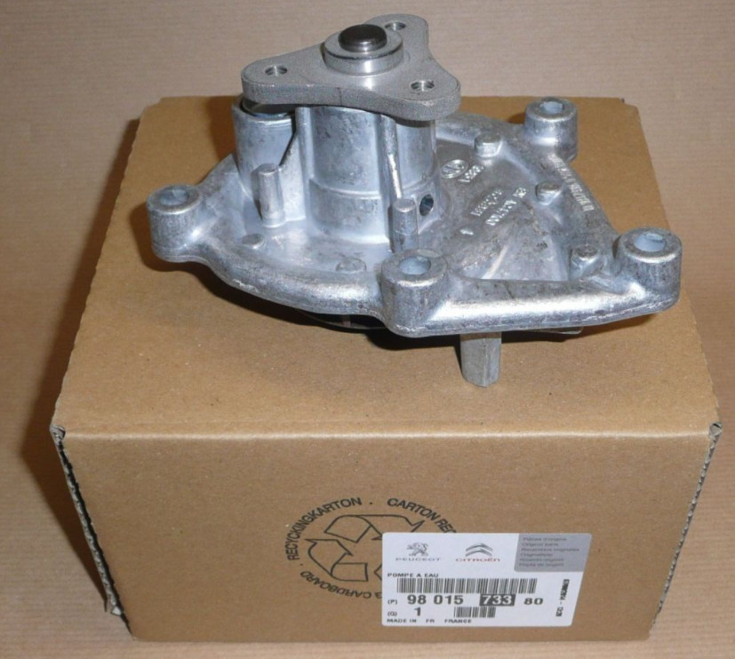 Pompe à eau 1.6 THP pour Peugeot 207 et Citroën DS3 remplace pièce 9801573380
