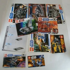 LEGO STAR WARS INSTRUCTION MANUALS ONLY, NO BRICKS!