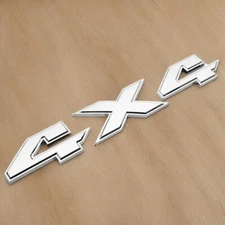 Chrome 4X4 Rear Tailgate Emblem Badge Nameplate for 2013 - 2018 1500 2500 3500