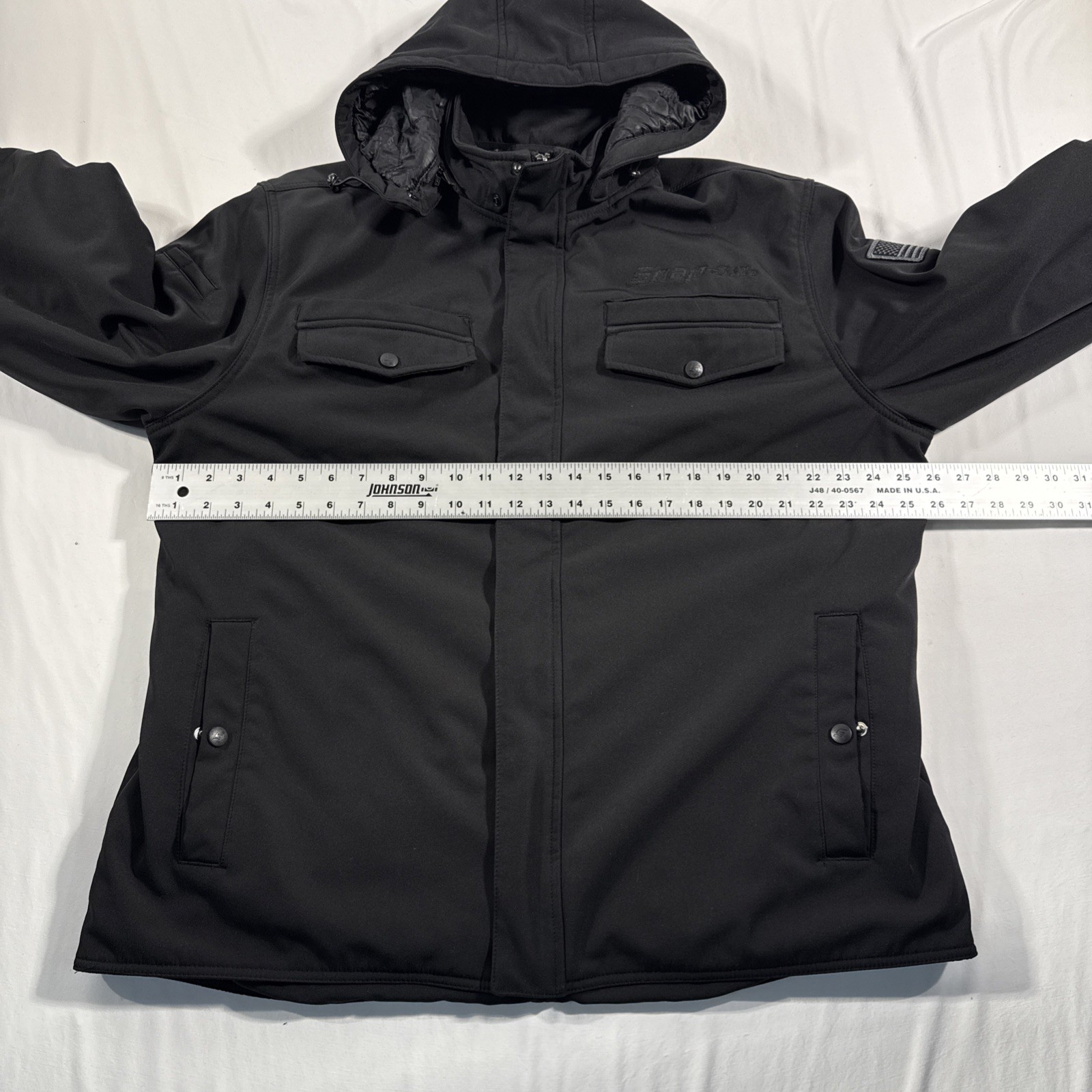 Snap On Tools Hooded Soft Shell Jacket Black Wint… - image 7