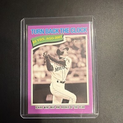 Topps Heritage Pink  Through the Years TTY-17 Ichiro Suzuki Mariners  