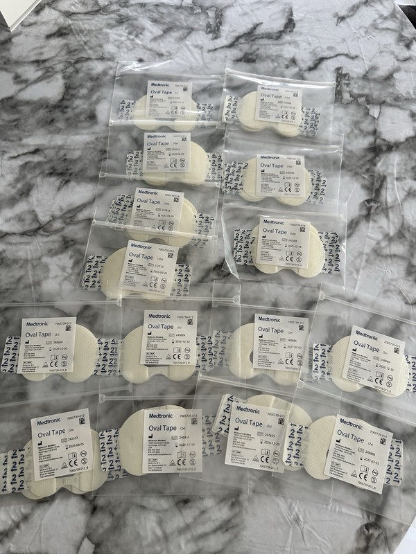 Medtronic Oval Tape Multiple 10 and 2 Packs, New, Sealed-More Than 125 Pieces