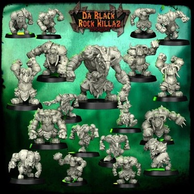 Torchlight ''Da Black Rock Killaz'' Team Orc Fantasy Football