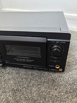 Sony TC-WA7ESA Dolby B/C/S 2-Motor Auto-Reverse Dual Cassette Deck - New Belts