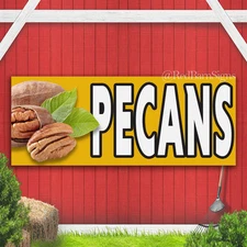 PECANS Indoor Outdoor Banner Sign with grommets