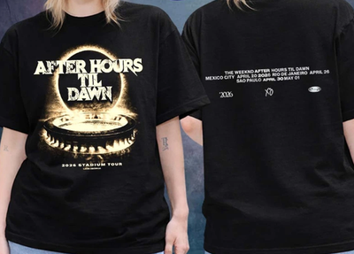 The Weeknd Merch After Hours Til Dawn Tour 2026 Poster shirt