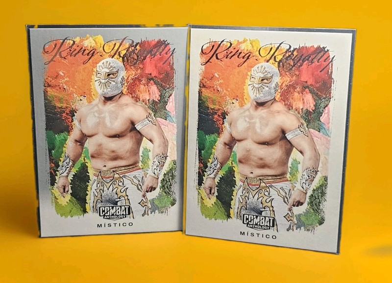 2025 Panini Combat Anthology Ring Royalty Insert Mistico #22 Silver & White (2)