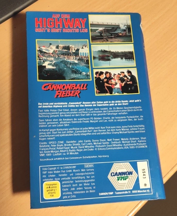Auf dem Highway geht's erst richtig los VHS / ... ist die Hölle Los 3 Cannonball - Bild 2 von 4
