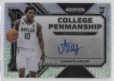 2023-24 Prizm Draft Picks College Penmanship Mojo 13/25 Adam Flagler Auto nd3