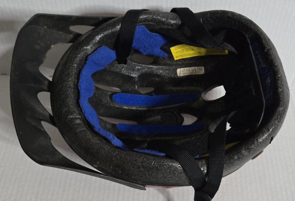 SCHWINN Typhoon Adult Bike Bicycle Helmet, Red w/ Visor, Vents, Cushioned