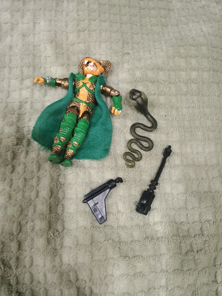 Figurine G.I. Joe Serpentor 1986 – Hasbro, Avec Air Chariot Et Accessoires