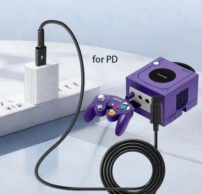 Nintendo Gamecube USB C Power Cable USB Plug BitFunx HDMI Adapter
