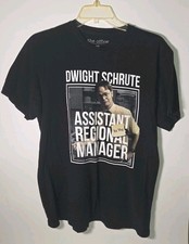 Mens XL T-Shir Shirt Dwight Shrute Assistant To The Regional Manager The Office 