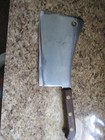 VINTAGE MEAT CLEAVER 14" "SMITH'S SPECIAL" # 129 CHROME — photo 2