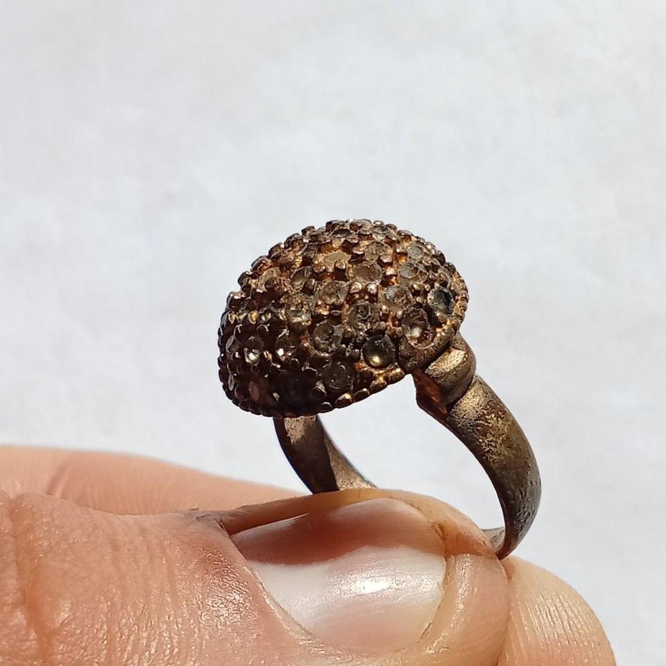 RARE ANCIENT BRONZE ANTIQUE ROMAN RING AMAZING VERY STUNNING ARTIFACT ...
