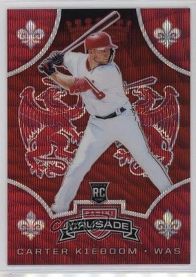 2019 Panini Chronicles Crusade Ruby Wave 53/199 Carter Kieboom #18 Rookie RC 0q3