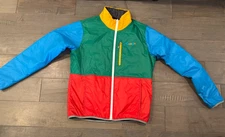 New Men's Medium Google Branded Fall Jacket Sample Hexa Custom Reversable Synth