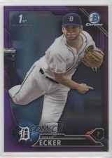 2016 Bowman Draft Chrome Picks Purple Refractor 207/250 Mark Ecker #BDC-114 fm0