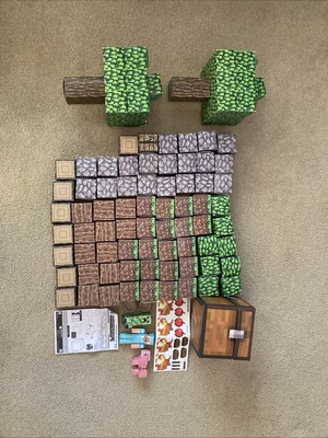 Minecraft Papercraft Overworld Set