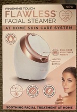 Finishing Touch Flawless Facial Steamer Dual Sided Mirror Removable Tank