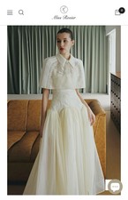 NWT A-Line Wedding Dress with Cape