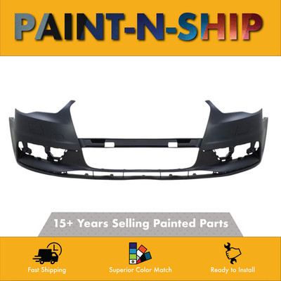 For 2015-2016 AUDI A3 Front Bumper w/oHLWshr w/o Park Aid 4 DR AU1000218 Painted