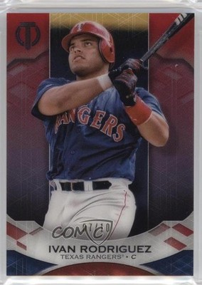 2019 Topps Tribute Red 7/10 Ivan Rodriguez #10 HOF k8v