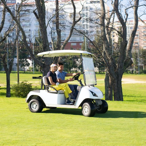 MASSFX 18x8.5-8 Golf Cart, Turf, Lawn & Garden Tires & White Wheel Kit 18x8.5x8 - Picture 9 of 9