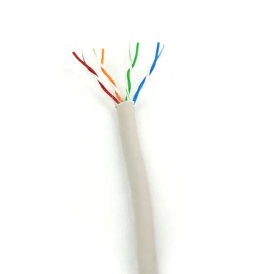 VCOM NC514-1000-GRAY 1000ft Cat5e Solid UTP Network Cable - Gray