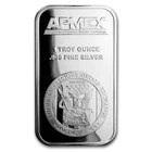 1 oz Silver Bar - APMEX (Lot of 5 Bars) - With Protective Plastic Cases