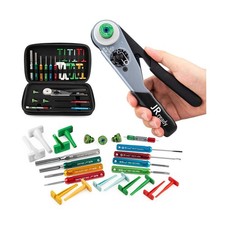 JRready 25Pcs ST2173 Deutsch Connectors Tool Kit, ACT-HDT Crimp Tool for Deut...