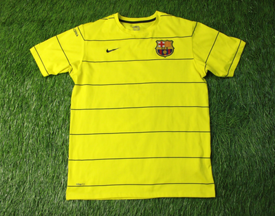 BARCELONA BARCA 2008/2009 FOOTBALL SHIRT JERSEY TRAINING NIKE
