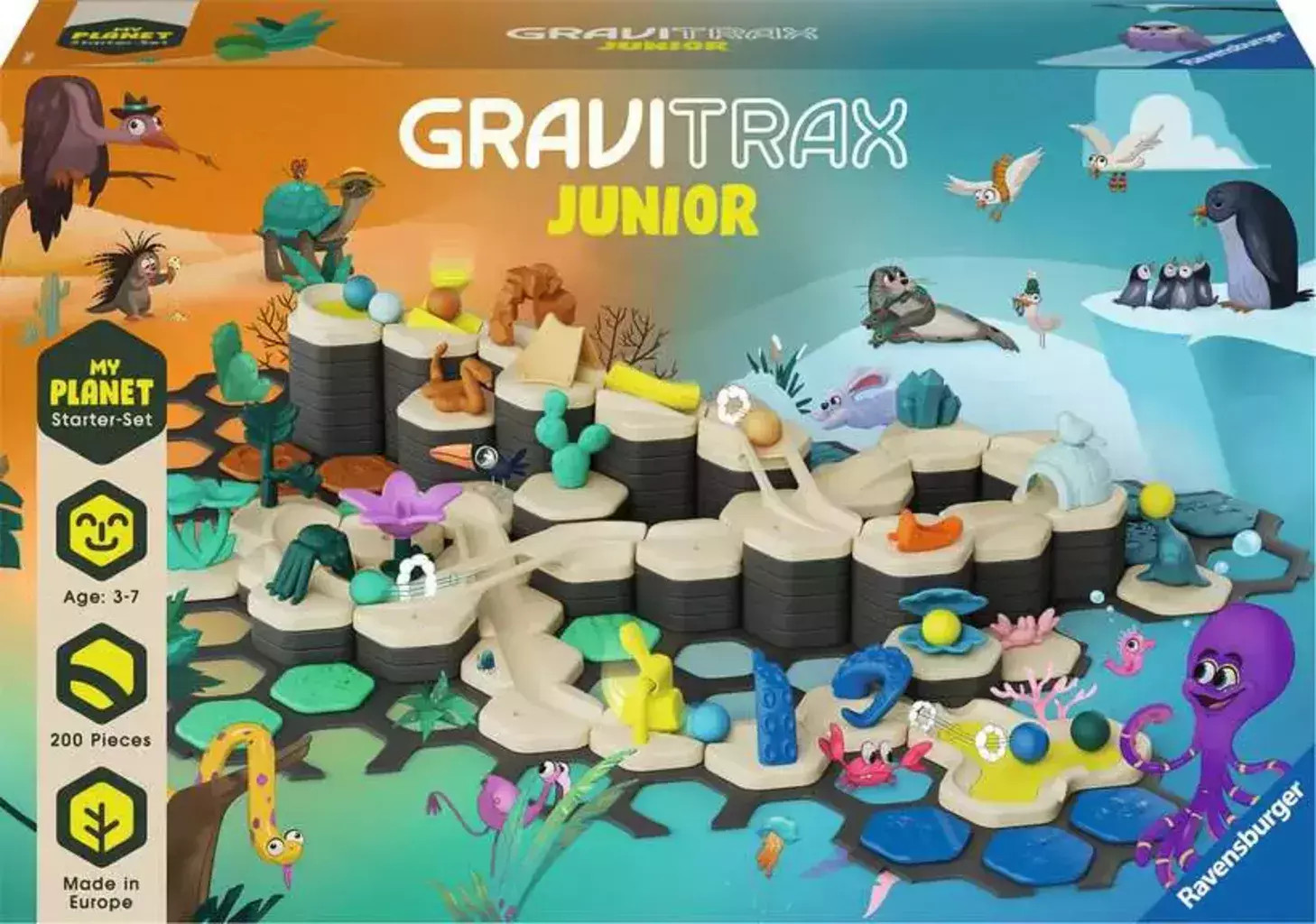 4005556270590 Gravitrax Junior Zestaw startowy Planeta Ravensburger 34090₽