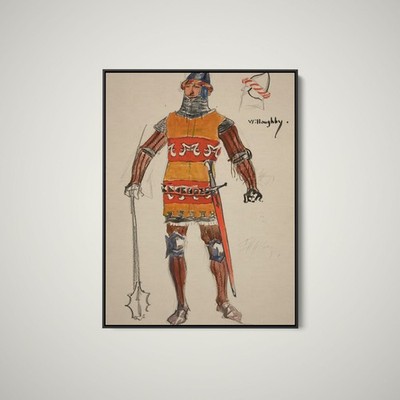 Willoughby, Costume Sketch for Henry Irving s Planned Production of King Richard
