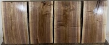  4 live edge black Walnut Boards Kiln dried and planed 15/16  x9.5-11  x18  