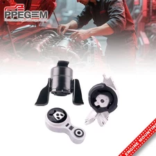 Fit 10-12 Ford Fusion 2.5L/ 2010 Mercury Milan 2.5L 3PCS Motor Trans Mount Set