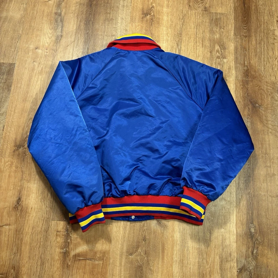 Vintage Starter Colorado Rockies Satin Jacket Mens XL NHL 80s Hockey Bomber - Image 3 of 4