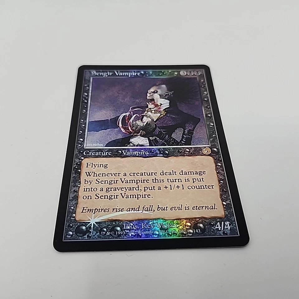 Sengir Vampire Foil Card Torment MTG Magic the Gathering NM / M 80/143 Free Ship - Image 2 of 3