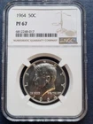 1964 Kennedy Proof Half Dollar 50c Silver Graded NGC PF67 #98610