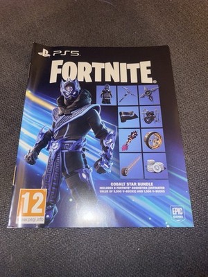 FORTNITE Cobalt Star Bundle + 1000 V-Bucks PS5 Downloadcode Playstation 5 - NEU