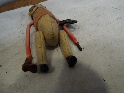 Vintage Schuco Wind-Up Clockwork Swinging Flipping Tin Toy Monkey