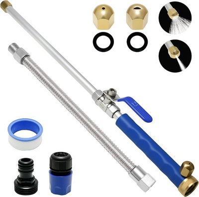 #ad Jet Nozzle Power Washer for Garden Hose 2 In 1 High Pressure Wand $26.08