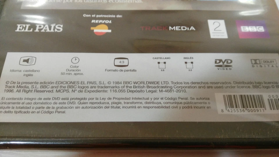 DAVID ATTENBOROUGH LA CONSTRUCCION DE LA TIERRA DVD BBC nueva - Imagen 4 de 4