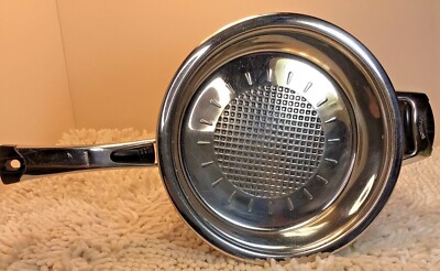 Frying Pan Skillet BOHMANN 18/10 SS Large 10 1/4'' Vintage Waffle Bottom Heavy