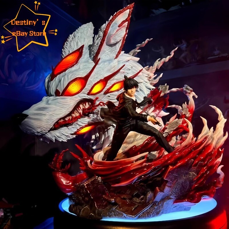 Night Light Chainsaw Man Hayakawa Aki Figure Scene Model Statue
