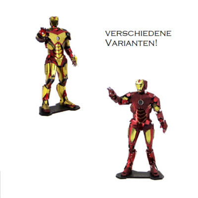 3D Metallpuzzle Iron Man Actionhero Superhelden DIY basteln Bausatz